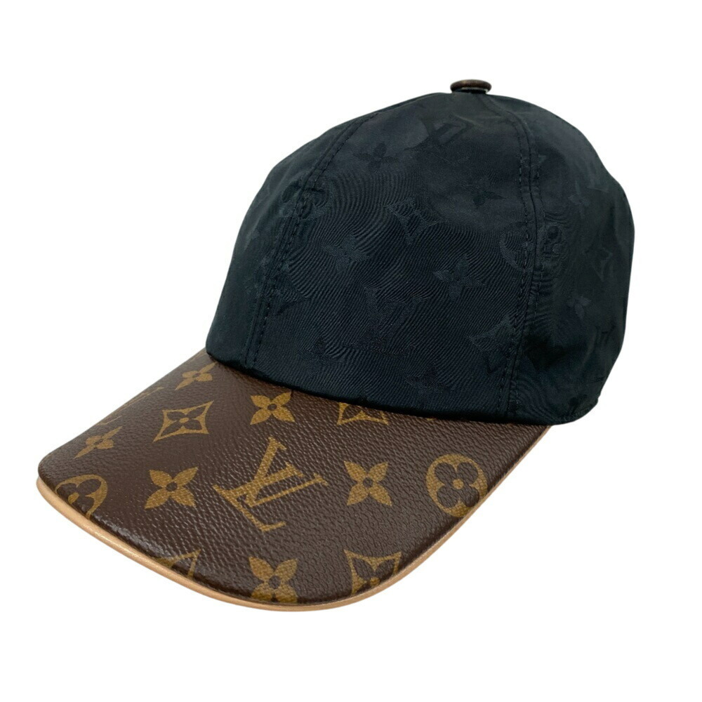 Louis Vuitton Black Monogram Jacquard Cap with Brown Monogram Visor - Picture 5 of 10